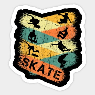 VIntage Retro Skateboarding Sticker